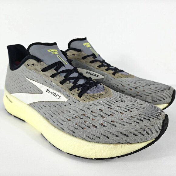 Brooks Hyperion Tempo Men’s 12 Running Shoes Gray Black Nightlife 110339 1D 099 - Picture 1 of 16